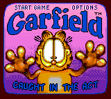 Garfield - Caught in the Act Title Screen